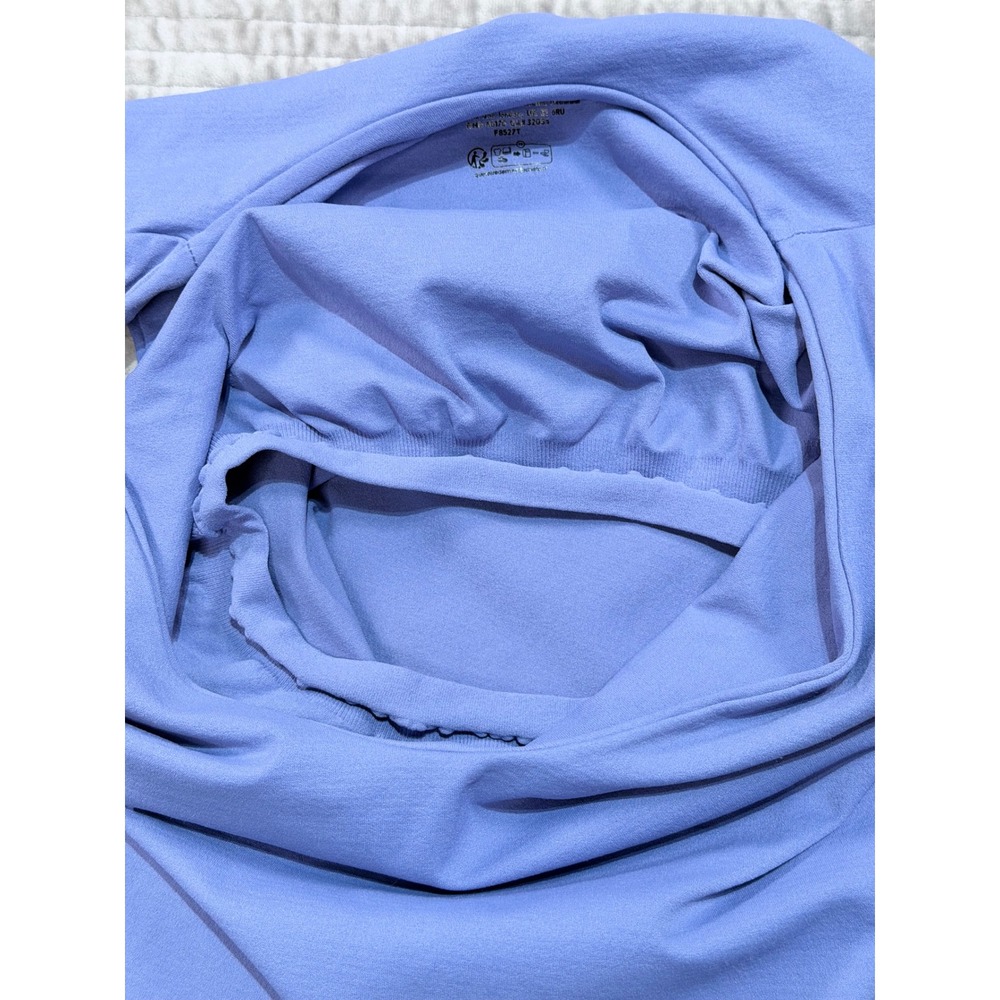 INTIMATELY FREE PEOPLE Clean Lines Seamless Crop Muscle Tank M/L Peri Blue NWT - Picture 4 of 9